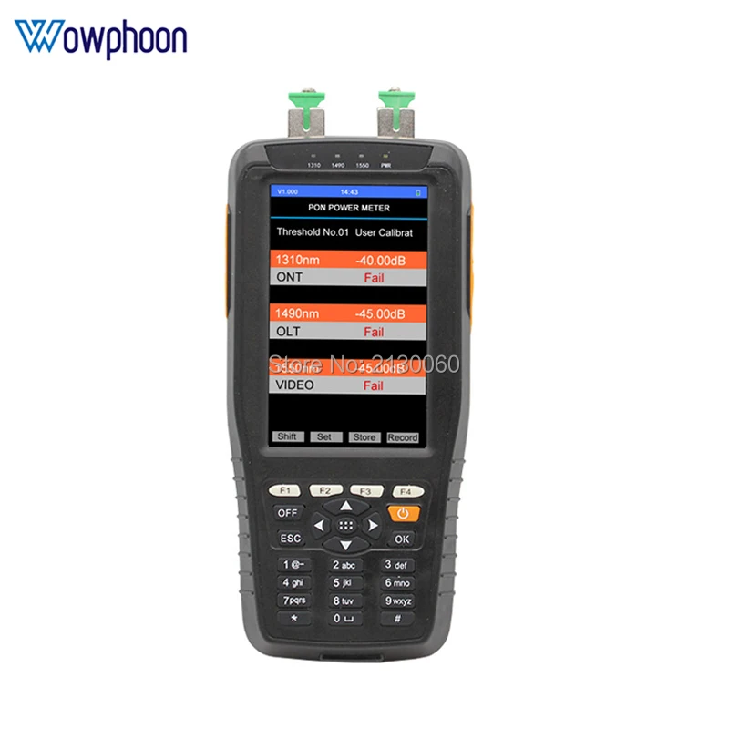 US $140.00 Free Shipping PON Optical Power Meter for EPON GPON xPON OLTONU 131014901550nm TM70B  TM70BOV1