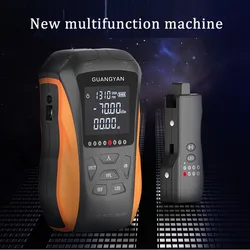 FTTH Mini 6 in 1 Optical Power Meter ftth OPM Fiber Optical RJ45 Cable Tester LED red light source Free Shipping