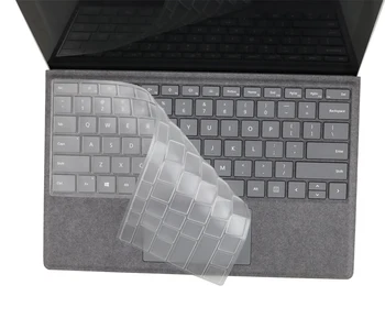 

Keyboard Cover for Surface Pro 7 6 5 4 3 2 X for Microsoft Laptop Book 1 2 3 RT TPU Transparent Silicone Film Clear EU US 2020