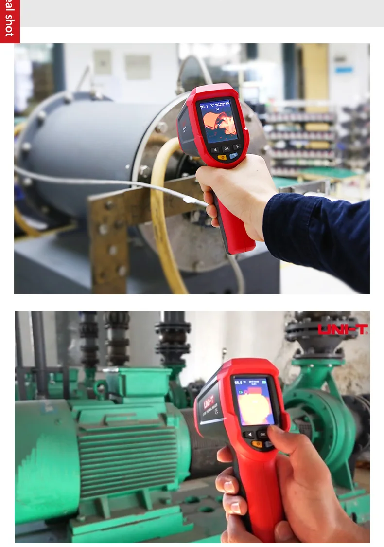 Thermal Imaging Camera Infrared Thermometer Imager -30C to 450C Degree 4800 pixels High Resolution 