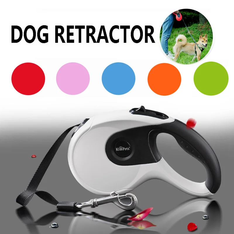 Strong Pet Leash For Large Dogs Durable Retractable Big Dog Walking