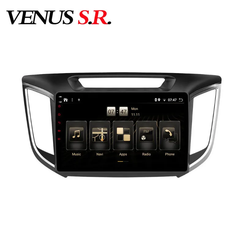 VenusSR Android 9,0 2.5D ips автомобильный dvd для hyundai Creta IX25 Радио- мультимедиа головное устройство стерео gps навигация