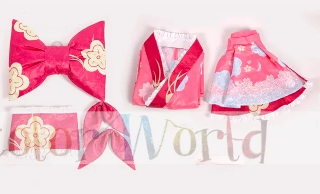 Date A Live Kotori Itsuka Kimono Cosplay Costume