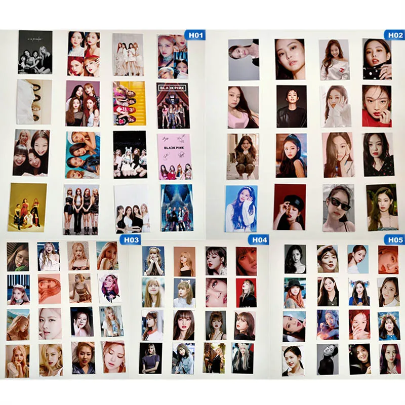16 шт./компл. BLACKPINK альбом самодельные Бумага ЛОМО карта фото плакат Фотокарта вентиляторы подарок коллекция набор канцелярских принадлежностей
