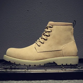 

Popular Men Military Boots Non-Slip Leather Working Safety Boots Winter With Fur Men Boots High Quality Tactical Boot For Mens