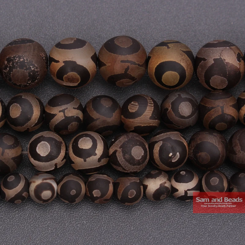 

Natural Stone Carnelian China Tibetan Dzi eye beads Round Loose Beads 6/8/10mm For DIY Bracelet Pendant Necklace