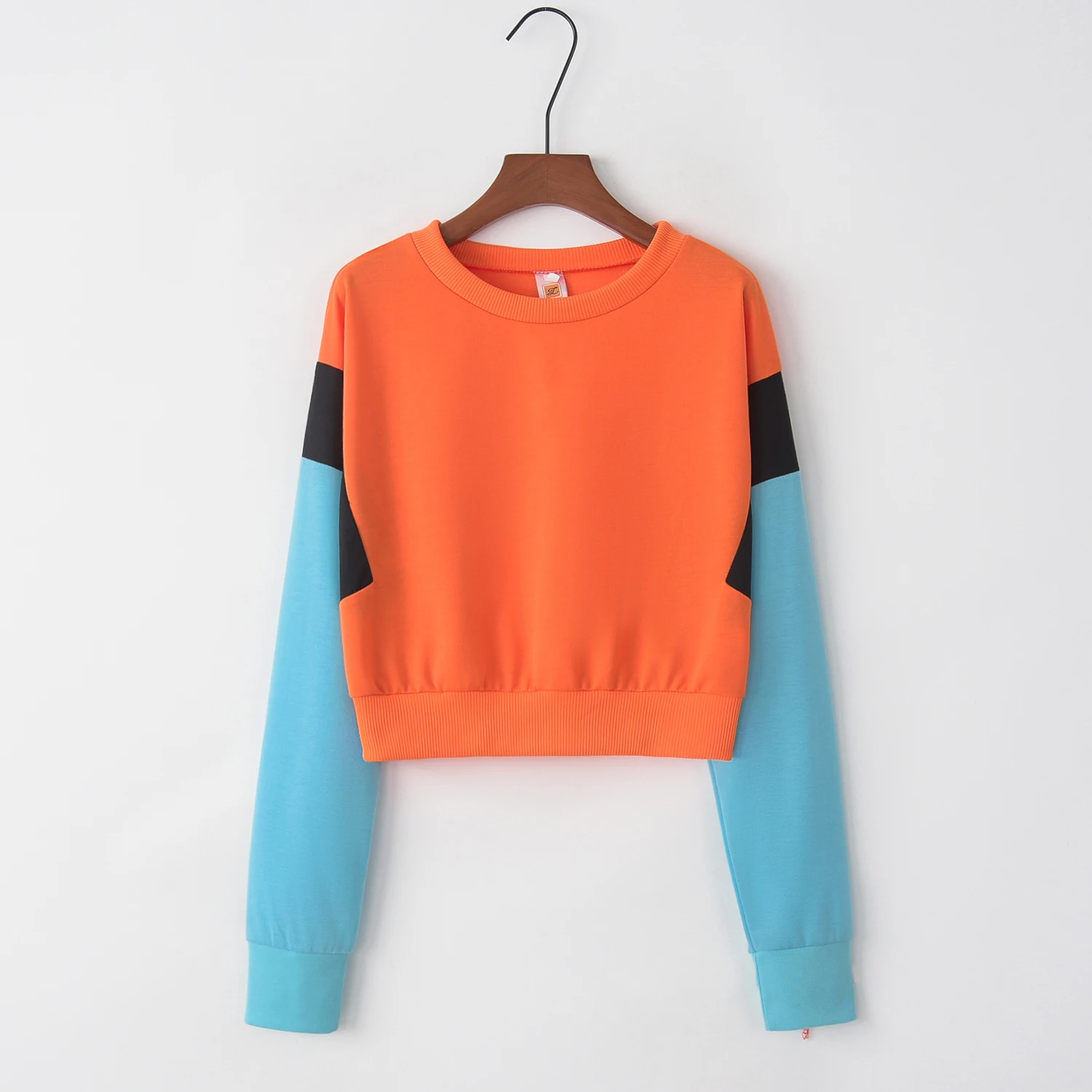 women hoodies sweatshirts Pocket Patchwork Pullover Strappy Hoodie NEW Outerwear Pullover Jumper Sweatshirt Hoodies Tops