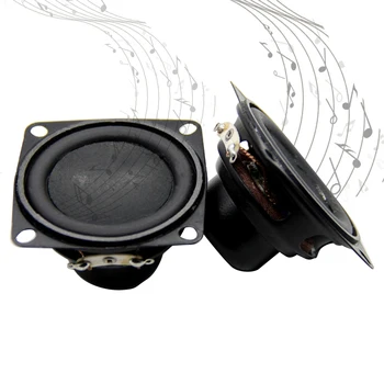 

2pcs Audio Speaker Bass Multimedia Round Durable Full Range 2inch 53MM With Fixing Hole Magnetic DIY Mini 4Ohm 10W Accessories