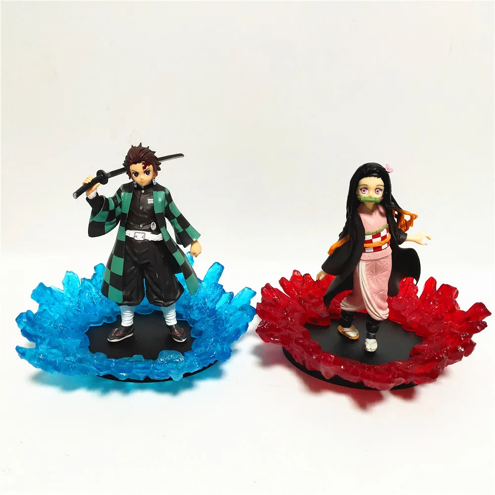 Фигурка демона истребителя ПВХ модель аниме Figrues Tanjirou Nezuko Kimetsu no Yaiba фигурка