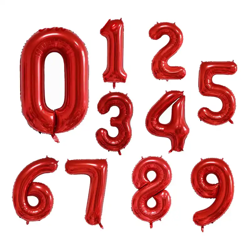 Воздушные гелиевые шары на день рождения с большой фольгой, 30, 40 дюймов, цифры 0-9, украшение на день рождения, Детские балоны