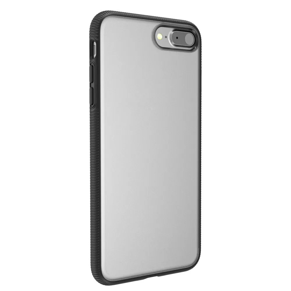 ПК бампер чехол для iphone 7 Plus 5,5 дюймов Тонкий ударопрочный стильный абсорбирующий цветной чехол для apple iphone со знаком задняя крышка