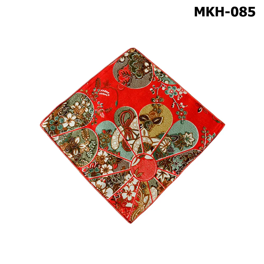 MKH085 Мужской формальный Карманный квадратный цветочный платок с принтом вечерние аксессуары платок - Color: MKH085