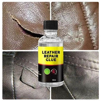 30/ 50ml Car Leather Repair Glue Auto Seat Maintenance Leather Care Liquid Rubber Leather Gel Sofa Car Leather Adhesive Glue 1