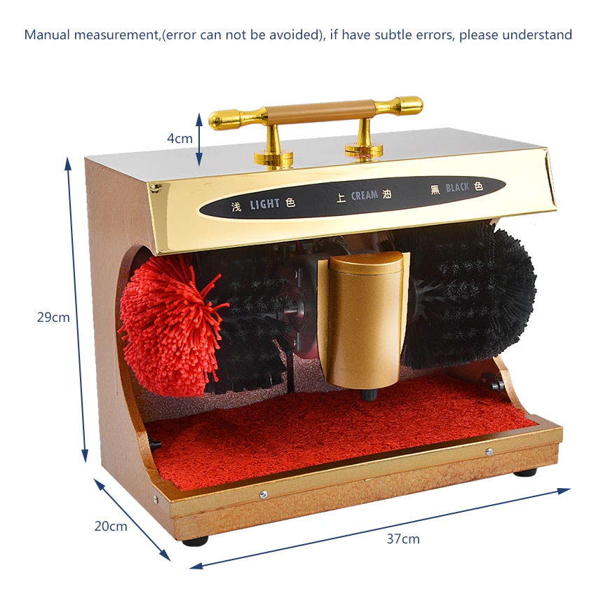 220 V/50Hz семейная полировальная машина для обуви, щетка для обуви, электрическая индукционная автоматическая машина для блеска обуви 45W