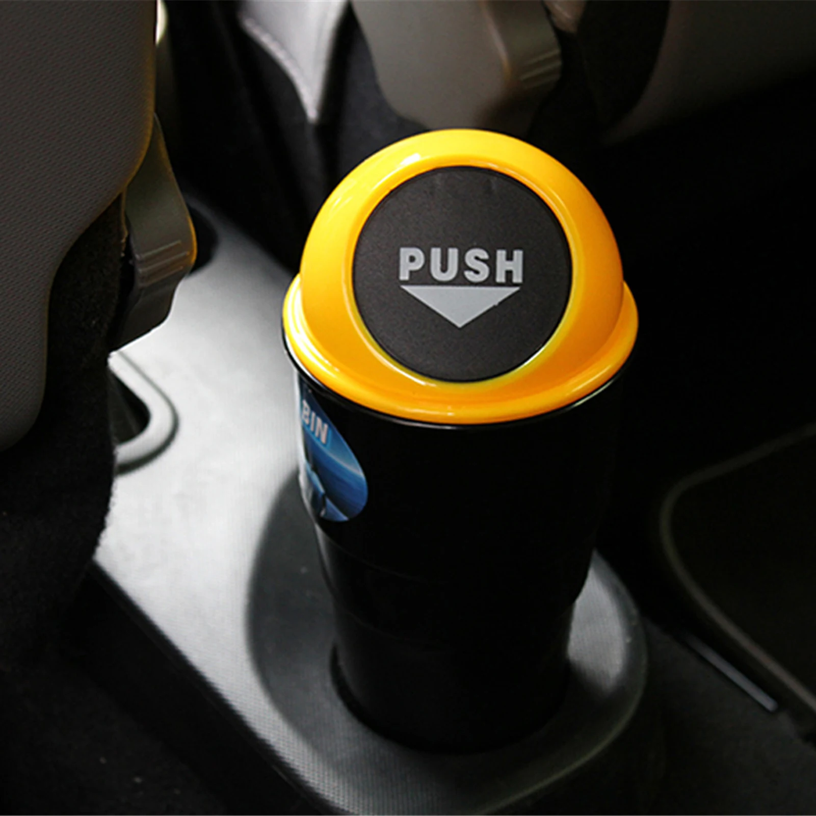 Car Trash Bin Can Mini Auto Dust Organizer Car Interior Rubbish Bag Garbage Container Storage Box Bucket Auto Accessories