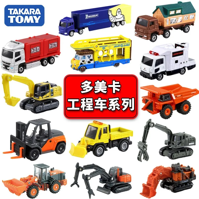 Geniune Tomica Metal Diecast Vehicles Toy Cars Engineering Types Excavator/Folklift/Loder/Dump Trucks By Takara Tomy |