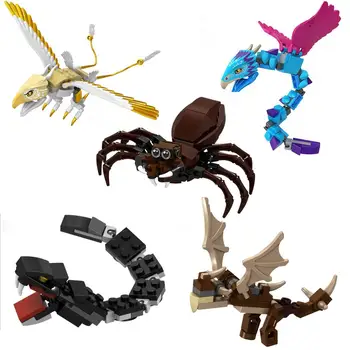 

Matched Black spider Flying bird Tree bee Basilisk Thunderbird Animal assembly Wooden block Children's gift Collection