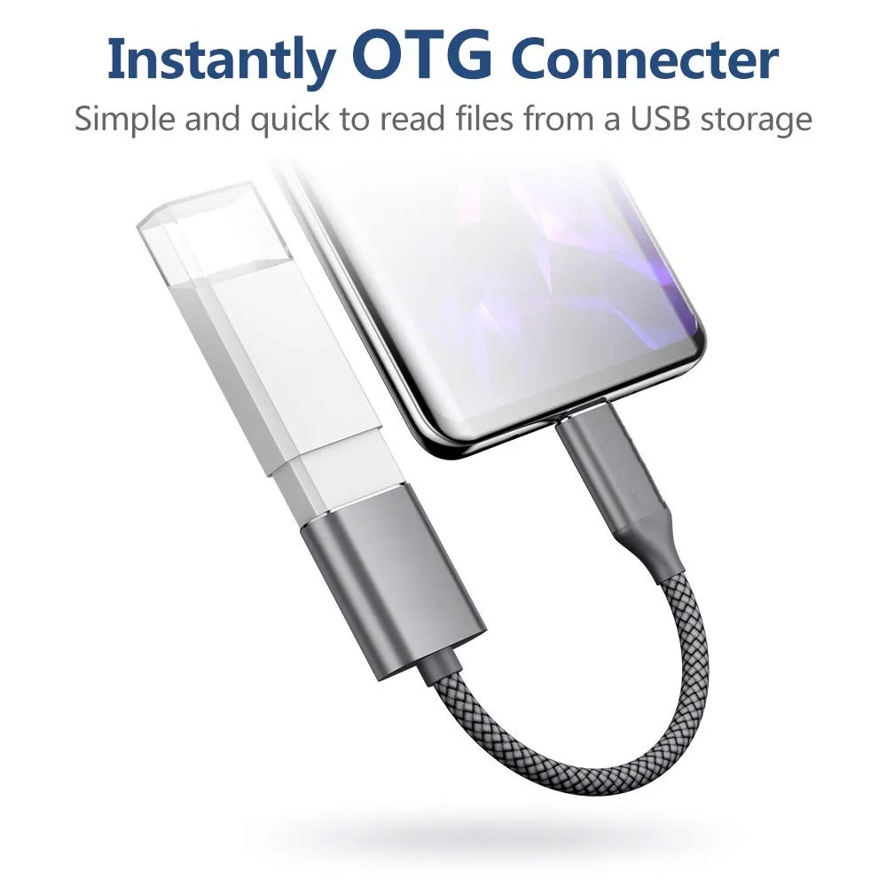 Usb type-C 3,1-USB 3,0 OTG Кабель-адаптер для samsung A5 A8 S8 LG G6