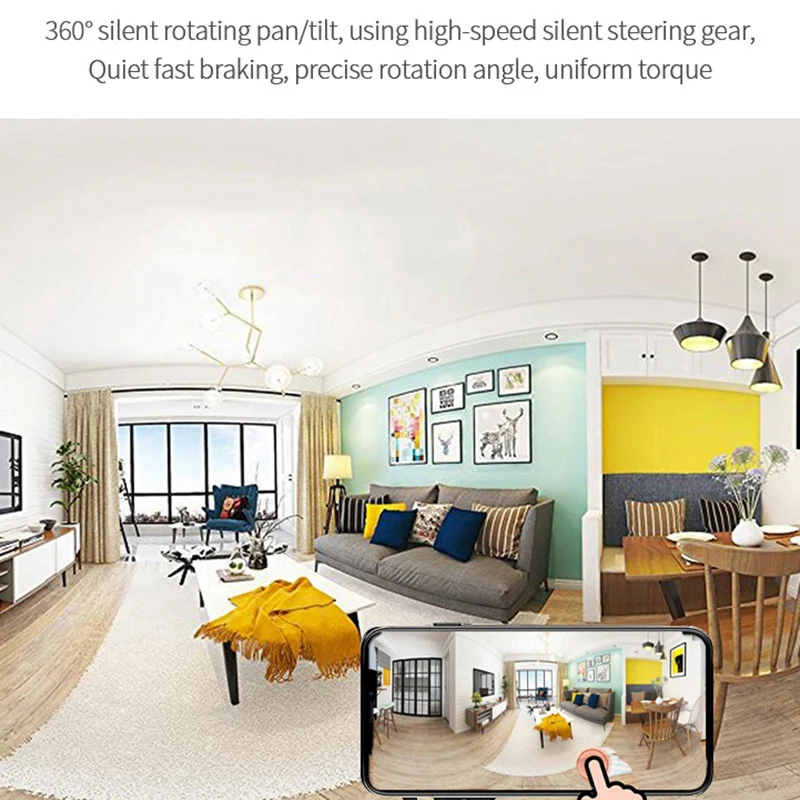 Owl Camera Home Infrared Sports 360 Panoramic Camera HD Smart Two-Way Voice Camera