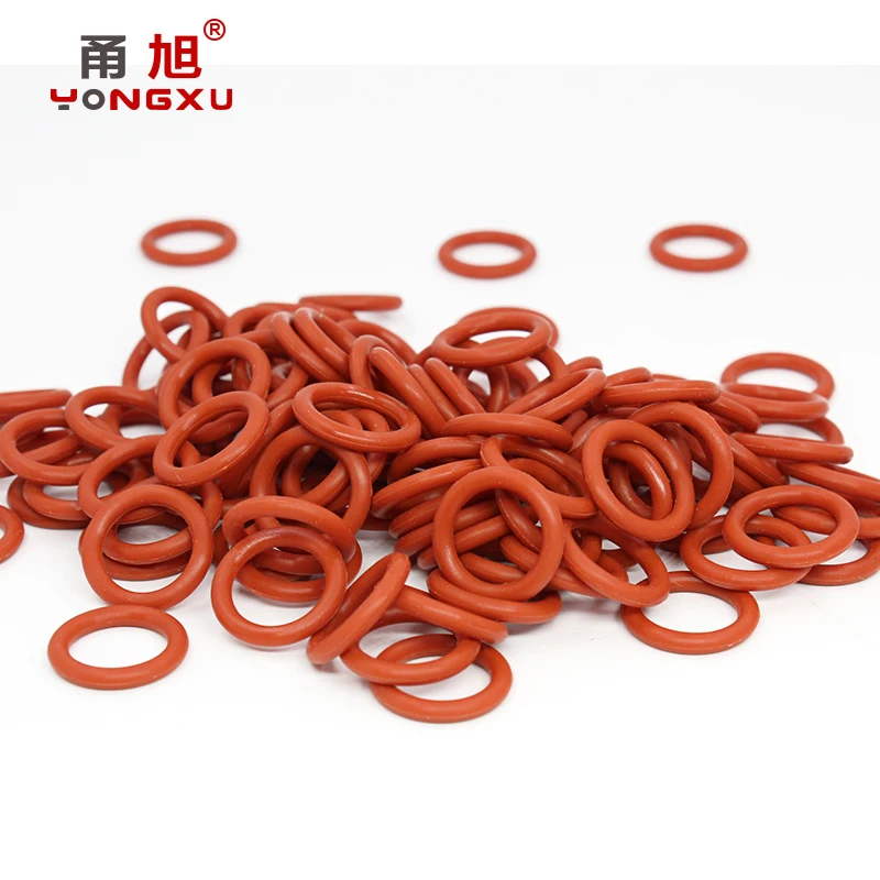 10PCS/Lot VMQ O Ring Seal Gasket Thickness CS1/1.5/1.9mm OD4-40mm Silicone Rubber Insulation Waterproof Washer Green Non-toxic