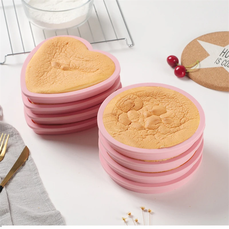 

Silicone Layered Cake Round Shape Mold Kitchen Bakeware DIY Desserts Baking Mold Mousse Cake Moulds Baking Pan Tools