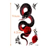 Red-bellied Snakes Waterproof Temporary Tattoos Men  henna tattoo Beauty Tattoo kids temporary Tatoo rouge a levre Tatoo sticker ► Photo 2/2