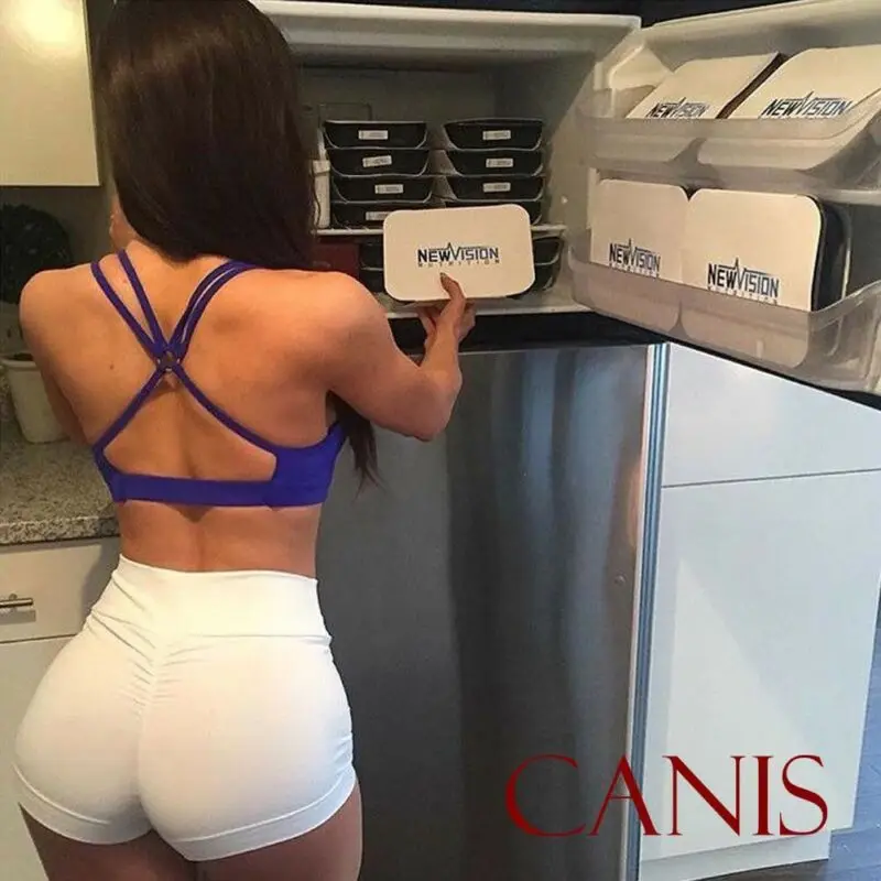 Sexy Women's Sports Shorts Athletic Gym Workout Fitness Solid Color High Waist Yoga Leggings Briefs sports shorts