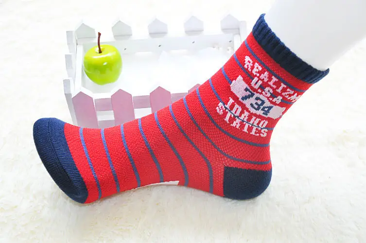 Nissen Children's Socks Pure Cotton Summer Breathable Sweat Absorbing Mesh Cartoon Short Socks Cotton BOY'S Summer Thin Socks