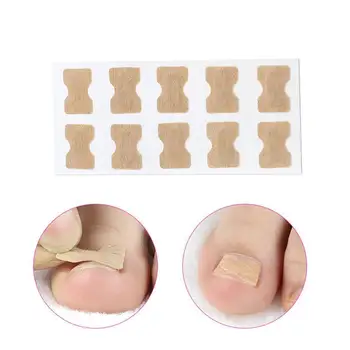 

1.3 * 1.8cm 10 Pcs/Set Ingrown Toenail Corrector Stickers Paronychia Treatment Corrector Recover Fingernail Tools Toe Pedic G5Q5