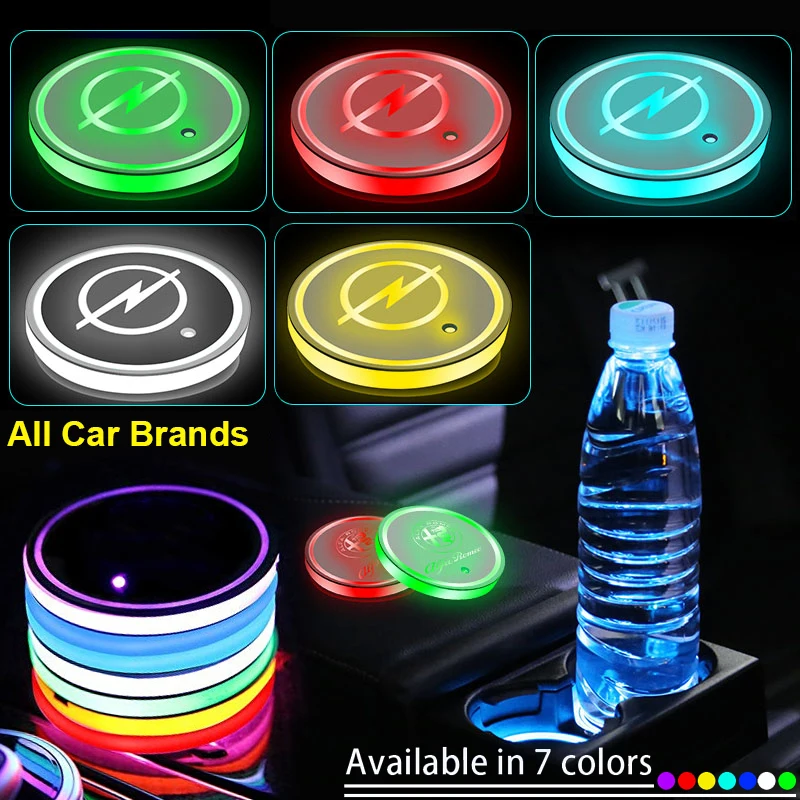 Светодиодные подсветки для автомобильных чашек подставки напитков BMW 3 Series 5 7 e46 e90