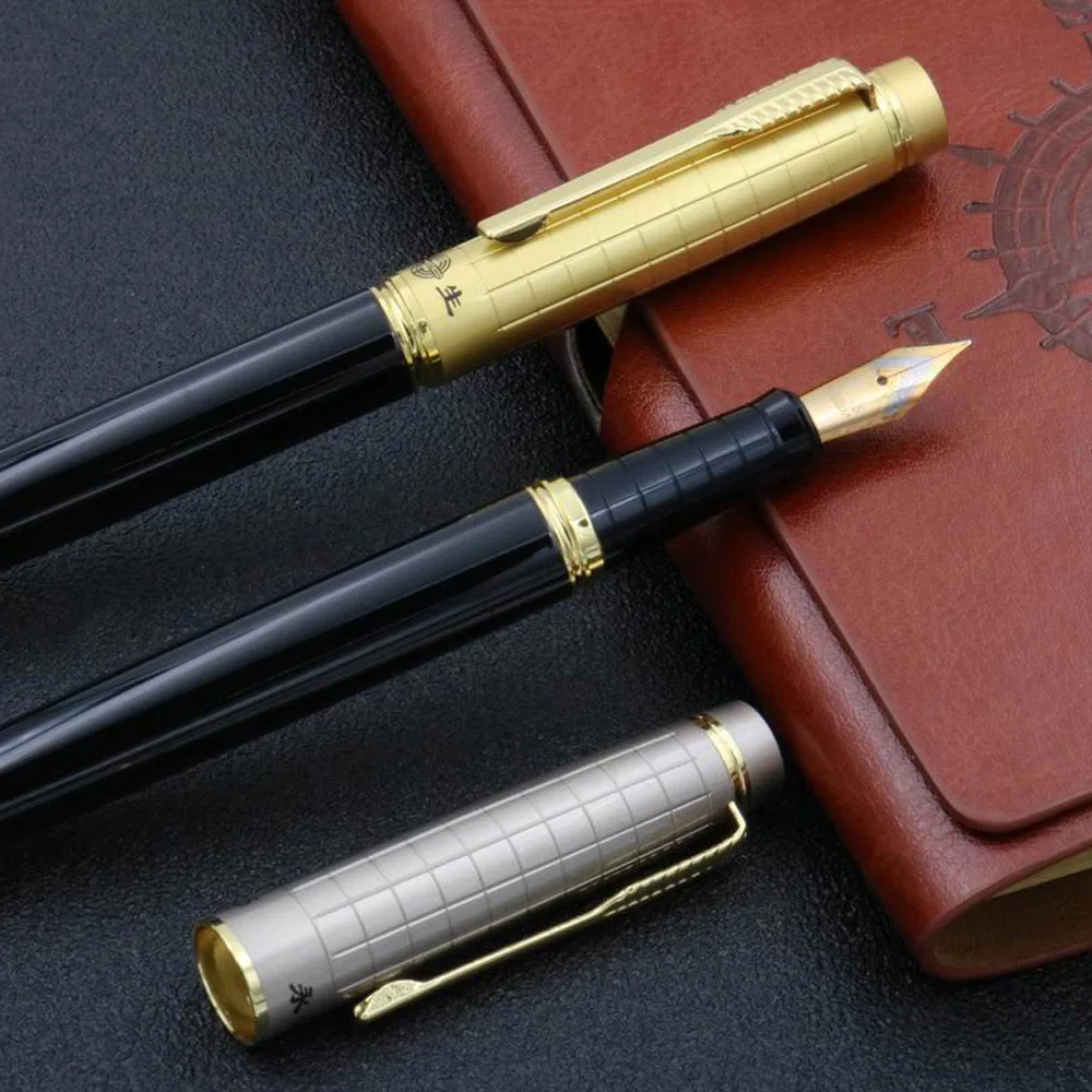 1 предмет Новинка Для офиса крылья Металлическая черная ручка с золотой отделкой