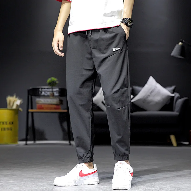 

2019 Autumn Cohesion New Style Japanese-style Interior Thin Ultra-stretch Embroidery Capri Pants M-5x Hk108-p50