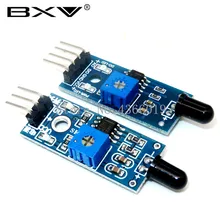 LM393 3 pin/4 Pin ИК Обнаружение пламени сенсор модуль пожарный детектор модуль инфракрасного приемника для arduino Diy Kit