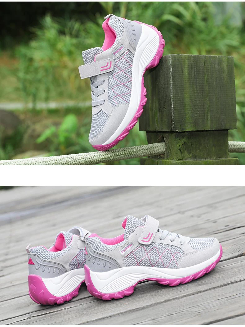 Golden Sapling Plus Size Sneakers Women Breathable Air Mesh Trainer Running Shoes Fitness GYM Lightweight Women's Sports Sneaker