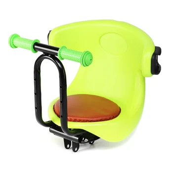 

Child Plastic Bicycle Seat Kids Electric Bike Front Chair Baby Saddle Cushion Carrier Sport Safety Stable With Armrest And Pedal