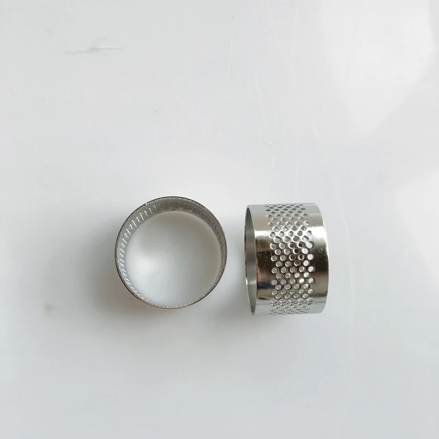 Stainless Steel Kitchen Supplies  Perforated Tart Rings Baking - 23  Stainless Steel - Aliexpress