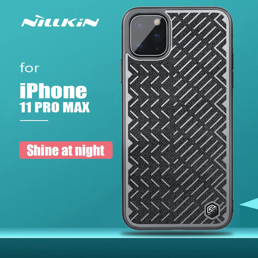 Для iPhone 11 Pro Max чехол Nillkin Shine at Night задняя крышка Простая текстура мягкий край ТПУ чехол для телефона iPhone 11 Pro Max чехол