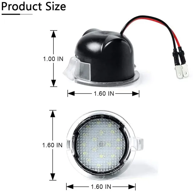 LED الجانب تحت مرآة البركة أضواء لفورد F-150 إكسبيديشن إكسبلورر حافة فليكس الانصهار الثور X لينكولن MKS MKX MKT MKZ الزئبق