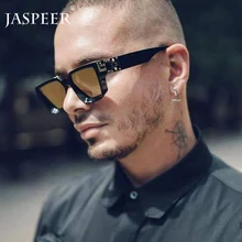 JASPEER, роскошные брендовые дизайнерские солнцезащитные очки для мужчин и женщин, утолщенная оправа, классические квадратные солнцезащитные очки для вождения, Мужские Знаменитые UV400