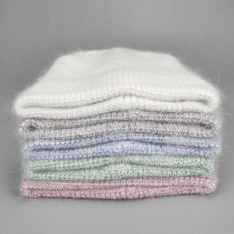 Женская шапка, женская шапка с помпоном, вязанные шапочки, шапка Skullies, однотонная, на весну, осень, зиму, теплая, для толстой улицы, из енота