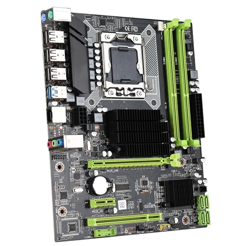 X58 LGA1366 SATA 3,0 USB3.0 ECC ram DDR3 1600 MHz 32G двухканальная материнская плата с X5670 cpu/8G ECC ram набор