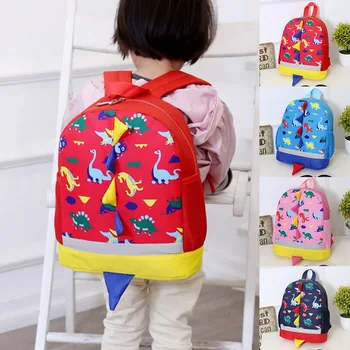 

Children Bag Cute Cartoon Dinosaur Kids Bags Kindergarten Preschool Backpack For Boys Girls Baby School Bags 3-4-6YearsOld