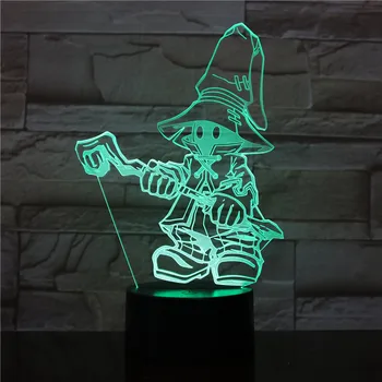 

7/16 Color Changing USB Touch Switch 3D Lovely Scarecrow Hat Shape Night Light Lamp LED Baby Sleep Decor Lighting Gifts 2435