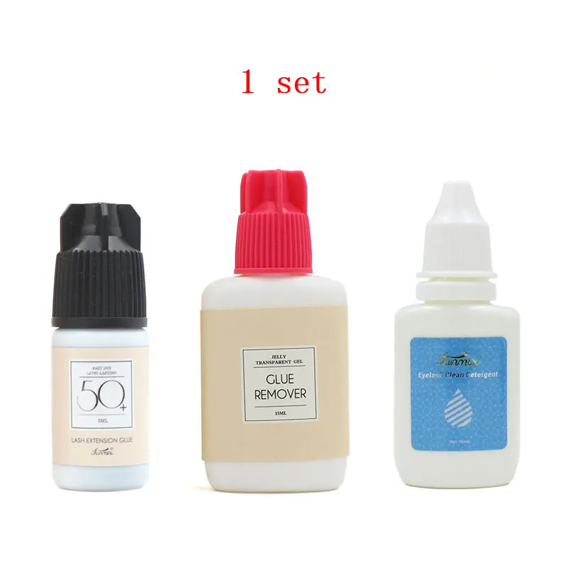 

1 Set Ultra Super Glue Lash Primer Lash Remover for Eyelash Extensions Glue Fast Dry LongTime Korea Glue