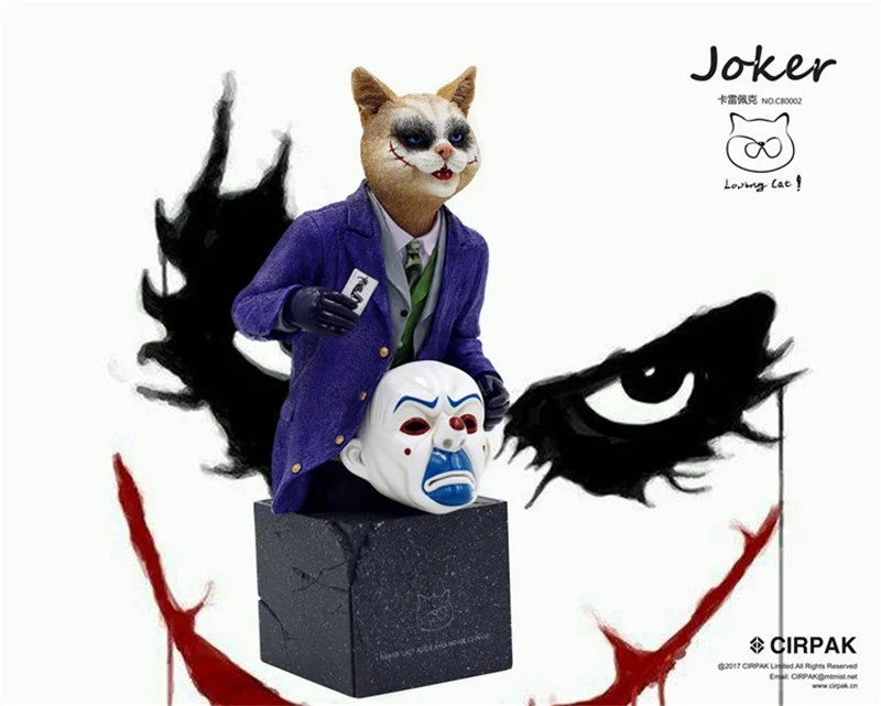 

1/6 Scale AIRPAK C80002 12-inch Mask Ugly Lord JOKER Bust Statue Spot For Collection