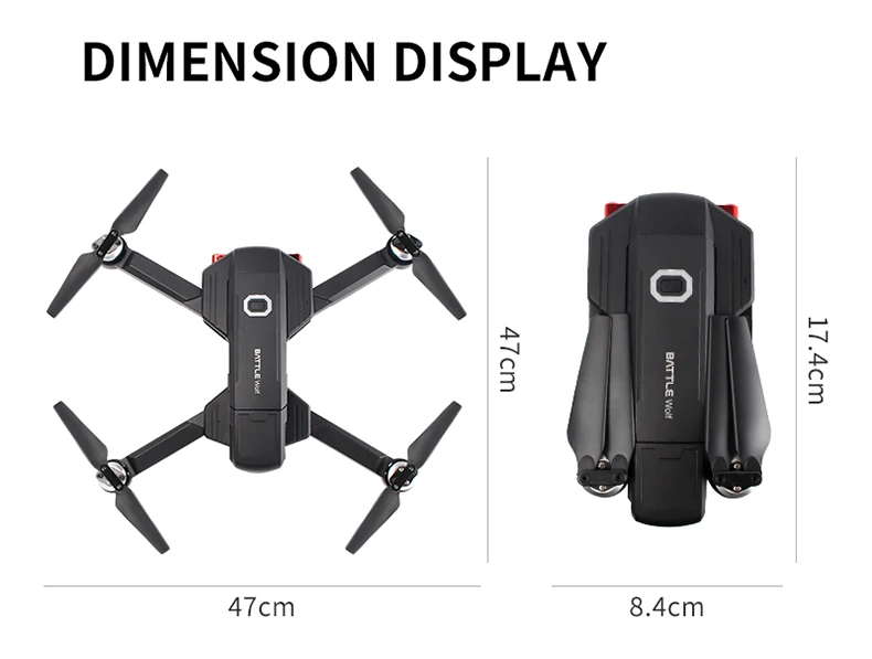 Advanced drone RC Quadcopter GPS Positioning Foldable Portable Drone with Optical Flow Brushless Motor Dual 4K 5G WIFI Cameras