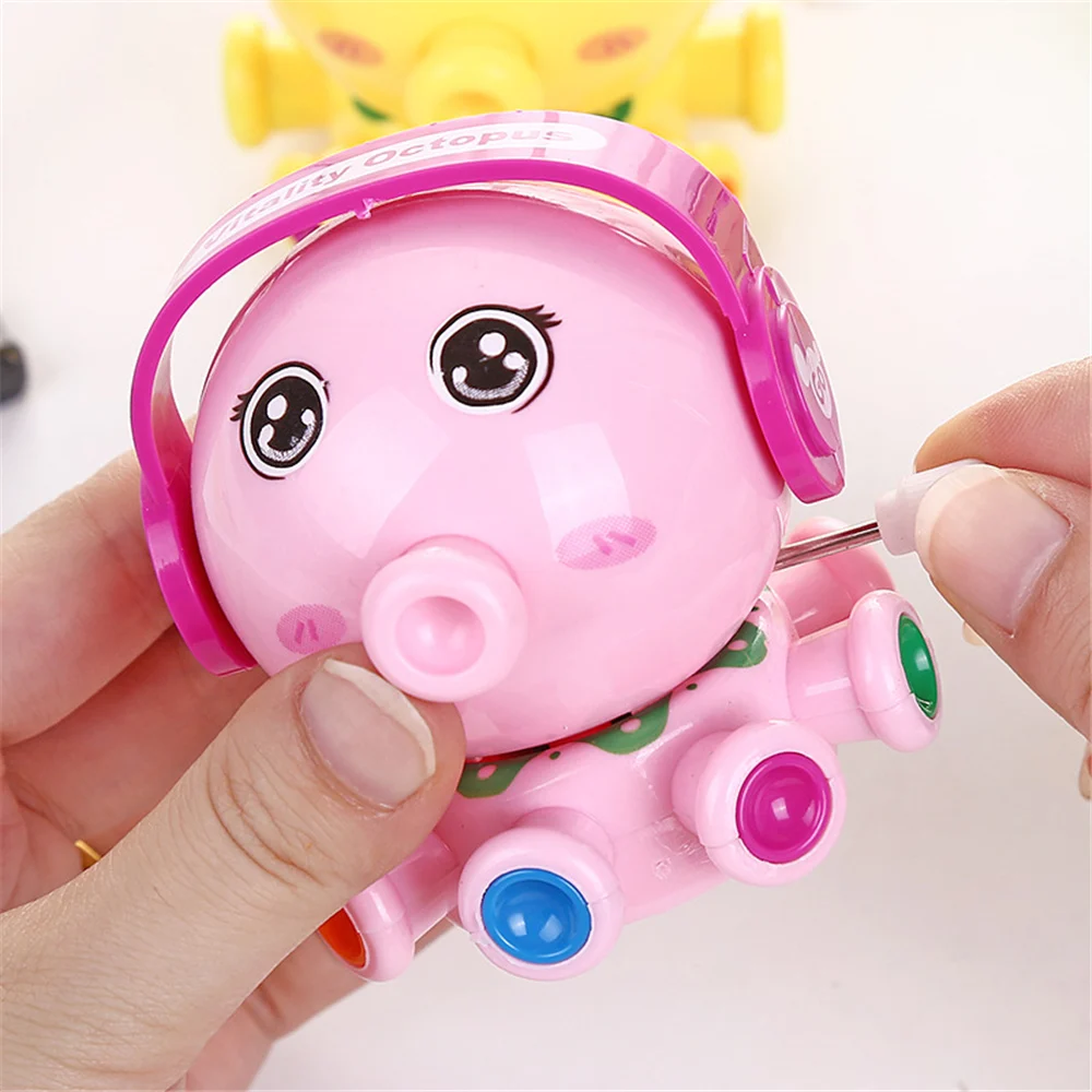 Классический заводной игрушечный милый игрушечный осьминог животных нескользящий для kis пластик 7,5*6,5*8 см