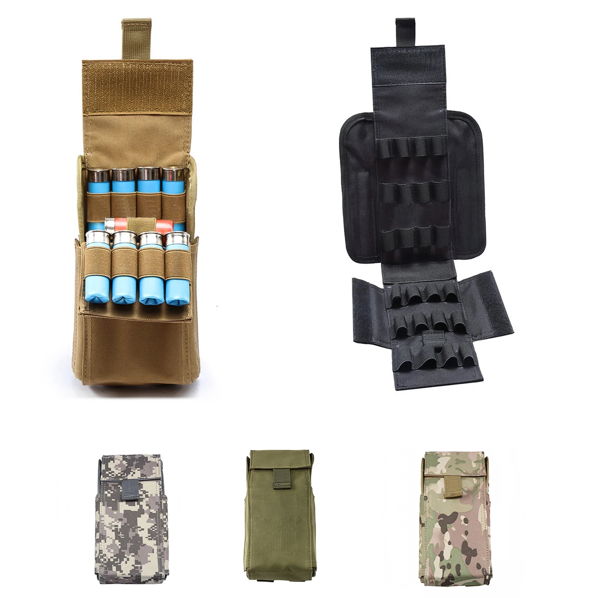 Водонепроницаемый 25-Hole Shotshell Holder Shot shell Чехол Антикоррозийные пулевые сумки дробовик Reload Holder Molle Pouch