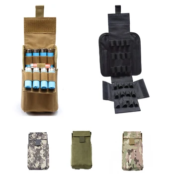 

Waterproof 25-Hole Shotshell Holder Shot shell Case Anti-corrosion Bullet Bags Shotgun Shotshell Reload Holder Molle Pouch