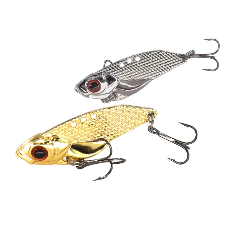 

VIB блестки приманки для рыбалки Спиннер приманка ложка приманка металлическая Наживки Тройной Крючок Isca искусственная рыба воблер Карп Спи...